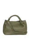Visonà Medium Mia Braided-handle Tote Bag In Green