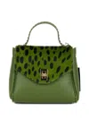 Visonà Printed Tote Bag In Green