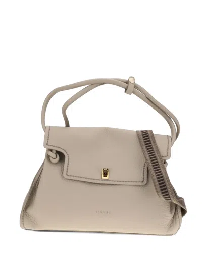 Visonà Queen Grained-leather Tote Bag In Black