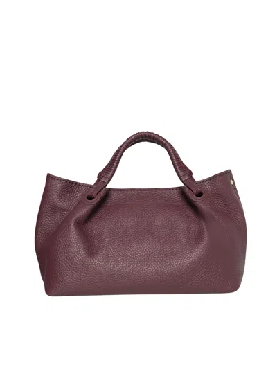 Visonà Visona` Queen Leather Bag In Red