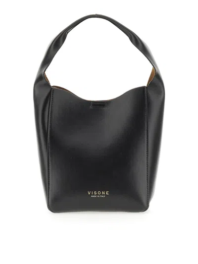 Visone Elizabeth Tote Bag In Black