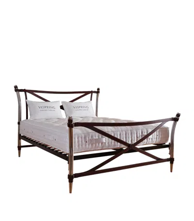 Vispring Firm Bedstead Superb Mattress In White