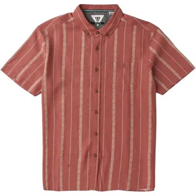 Vissla Coast Short-sleeve Shirt In Retro Red