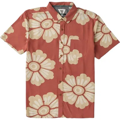 Vissla Keana Short-sleeve Shirt In Retro Red