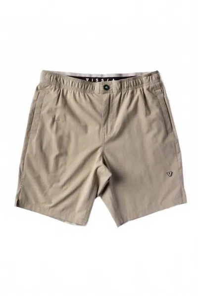 Vissla Men's Alto Eco Shorts In Dark Khaki In Brown