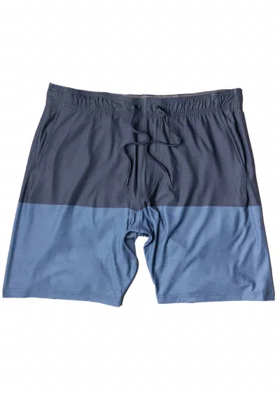 Vissla Men's Comp Lite Eco 18" Walkshort In Harbour Blue Heather