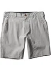 Vissla Men's Fin Rope Hybrid 19.5" Walk Short In Graphite In Pink