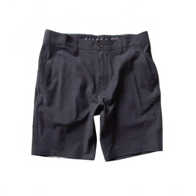Vissla Men's Fin Rope Hybrid 19.5" Walkshort In Midnight In Gray