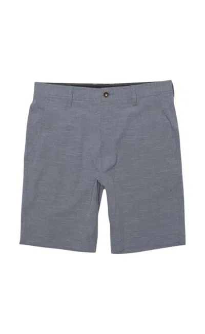 Vissla Men's Fin Rope Hybrid Short In Dark Slate In Gray