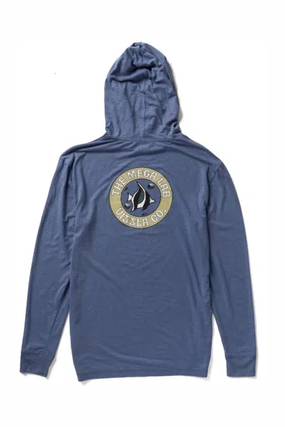 Vissla Men's Fish Friends Hooded Tee In Harbor Blue