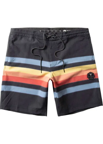 Vissla Men's Fist Bump 18.5" Boardshort In Black In Multi
