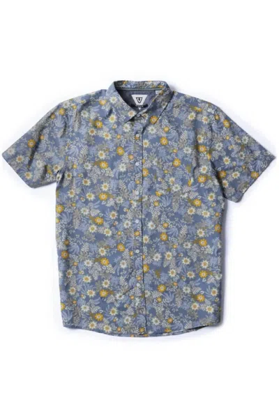 Vissla Men's Hana Eco Short Sleeve Shirt In Slate In Multi