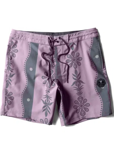 Vissla Men's Medewi 16.5" Boardshorts In Dusty Rose In Multi
