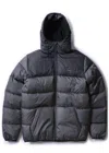 Vissla Men's North Seas Puffer Jacket In Dark Grey In Grey