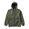 Vissla Men's Offshore Eco Windbreaker Jacket In Dark Olive In Green
