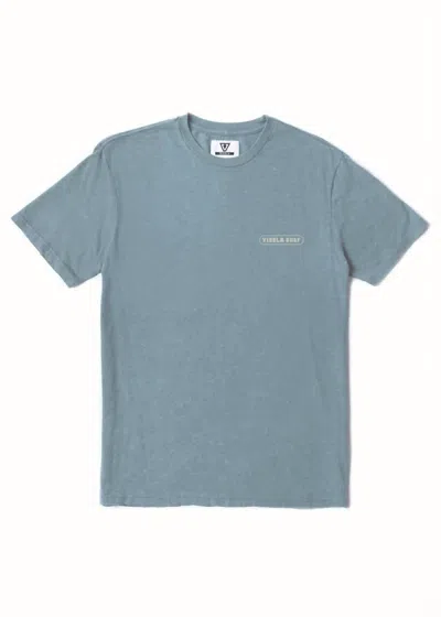 Vissla Men's Secret Shores Cosmic Wash Tee In Denim In Blue