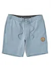 Vissla Men's Sofa Surfer Shorts In Harbor Blue In Multi