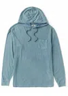 Vissla Men's Solid Sets Knit Pullover In Blue Haze In Blue