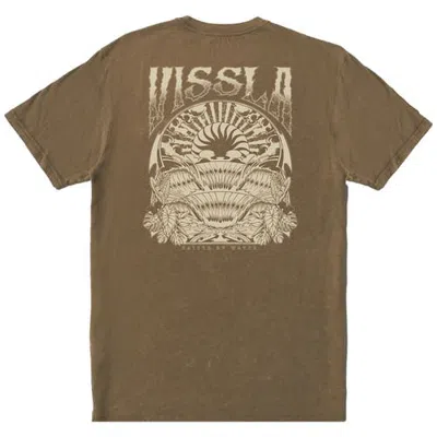 Vissla Paddle Out Cosmic Wash T-shirt In Chocolate