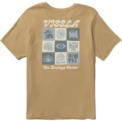 Vissla Tec Abundant Organic T-shirt In Bronze