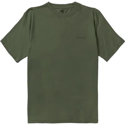Vissla Vintage  Premium Organic T-shirt In Green