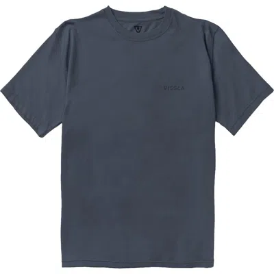 Vissla Vintage  Premium Organic T-shirt In Blue