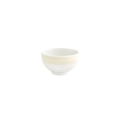 Vista Alegre 11.29 Oz. Rice Bowl In White;ivory