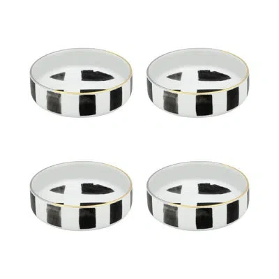 Vista Alegre 16.39 Oz. Cereal Bowl In Black;white