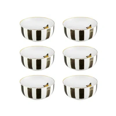 Vista Alegre 26.43 Oz. Soup Bowl In Black;white;yellow