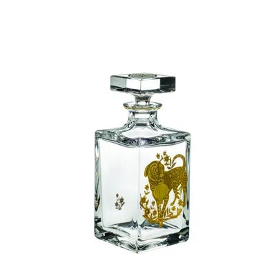 Vista Alegre 27.0512 Oz. Whiskey Decanter In Gold