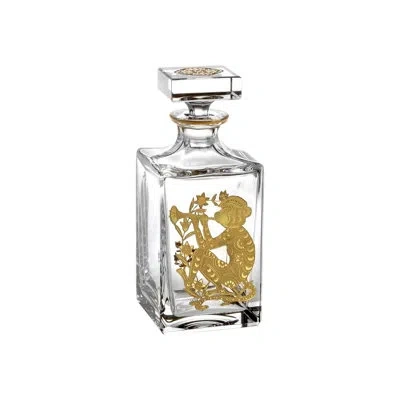 Vista Alegre 27.0512 Oz. Whiskey Decanter In Gold