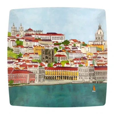 Vista Alegre Alma De Lisboa 12.13" Charger In Multi