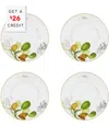 Vista Alegre Amazonia Dinner Plates (set Of 4) With $26 Credit In Multi