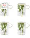 Vista Alegre Amazonia Mugs (set Of 4) With $26 Credit In Multi
