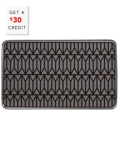 Vista Alegre Avenue Large Rectangular Platter With $30  Credit In Gray