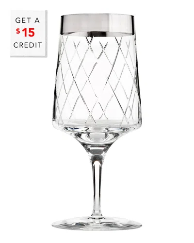 Vista Alegre Biarritz Wine Goblet With $15 Credit In Clear