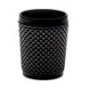 Vista Alegre Bicos Bicolor Black Matte And Gloss Old Fashion Glass, Set Of 4