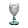 Vista Alegre Bicos Bicolor Goblet With Mint Stem, Set Of 4 In Blue