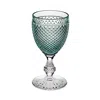 Vista Alegre Bicos Bicolor Goblet With Mint Top, Set Of 4 In Multi