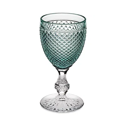 Vista Alegre Bicos Bicolor Goblet With Mint Top, Set Of 4 In Multi