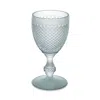 Vista Alegre Bicos Bicolor White Matte And Gloss Goblet In Gray