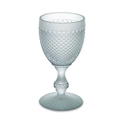 Vista Alegre Bicos Bicolor White Matte And Gloss Goblet In Multi