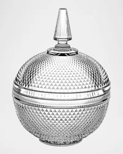 Vista Alegre Bicos Clear Glass Box In Metallic