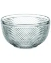 Vista Alegre Bicos Clear Large Bowl With $8 Credit In Clear