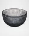 Vista Alegre Bicos Large Bowl, 71 Oz. In Gray