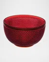 Vista Alegre Bicos Medium Bowl, 22 Oz. In Red