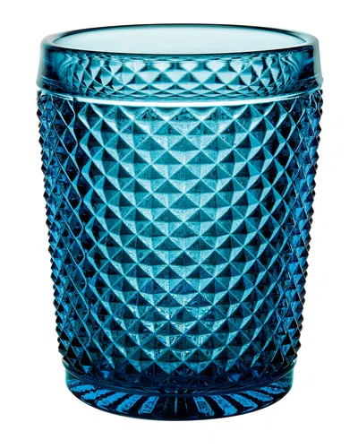 Vista Alegre Bicos Old-fashioned Glasses, Set Of 4 In Blue