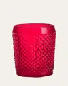 Vista Alegre Bicos Red Lowball Glass