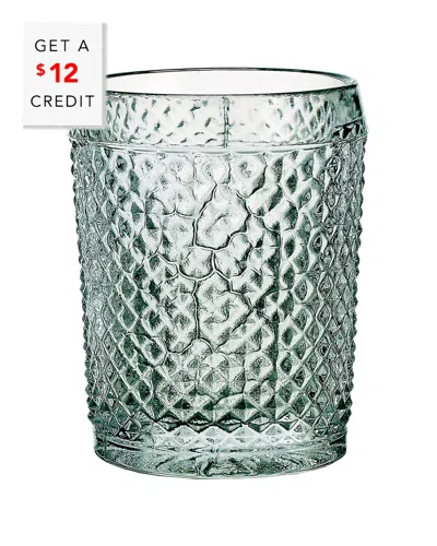 Vista Alegre Bicos Set Of 4 Green Old Fashioned Glasses With $12  Credit