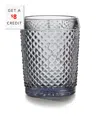 Vista Alegre Bicos Set Of 4 Grey Old Fashioned Glasses With $8 Credit In Grey
